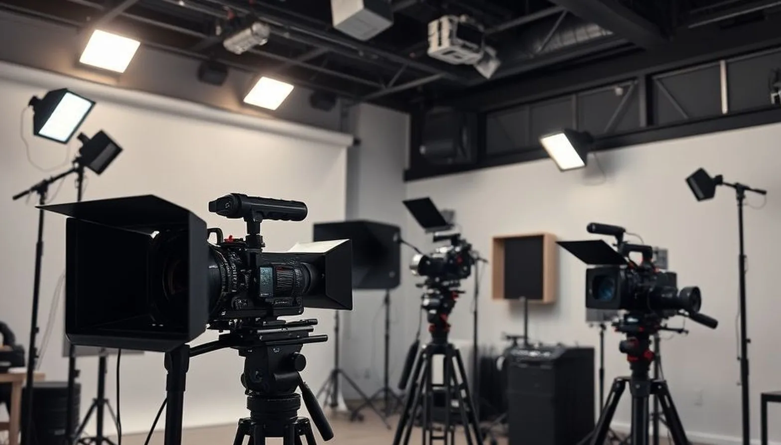 film production equipment studio stock